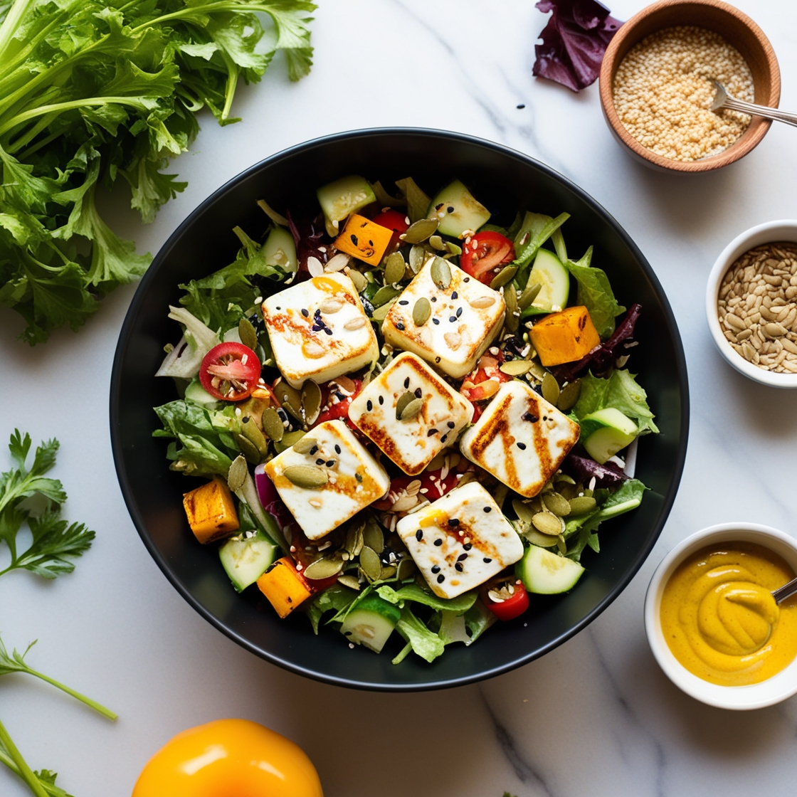 Paneer salad-Home page-1, Low Fat Paneer Salad/Rice Bowl-weekly-SM detail view