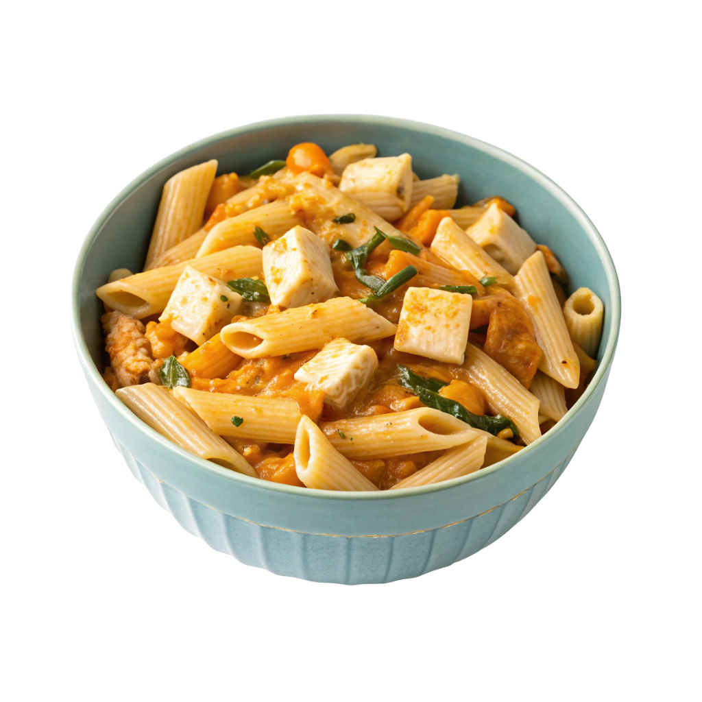 Paneer Pumpkin Pasta