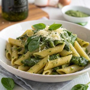 Spinach pasta